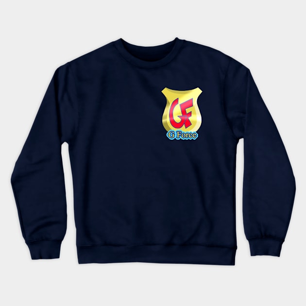 G Force Member Badge Crewneck Sweatshirt by Pokemonfan111